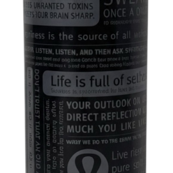 Black Motivational Water Bottle - Picture 15 of 15